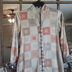 Pakistani Outfit Silk kameez top only